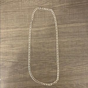 men’s silver chain necklace